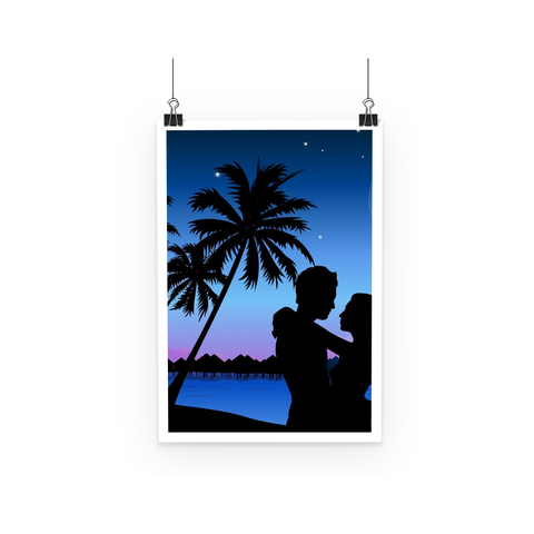 Beach love Poster - OasisBest