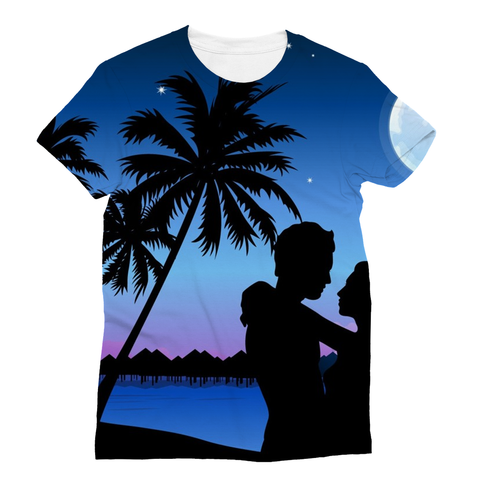 Beach love Sublimation T-Shirt - OasisBest